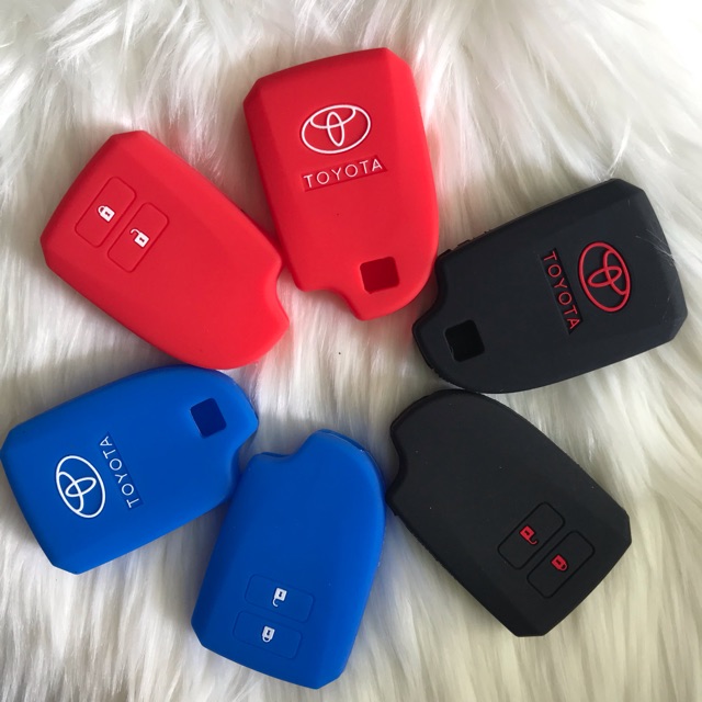 Bao Silicone Bọc bảo vệ chìa khoá thông minh Toyota  Vios  2 nút