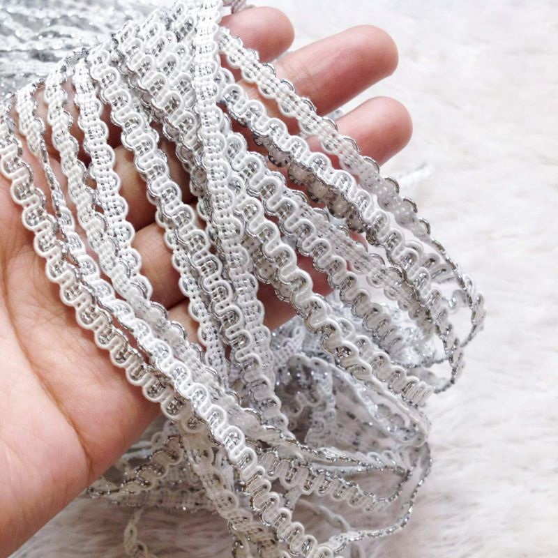 Ren sóng 7 màu viền quần áo váy đầm siêu xinh