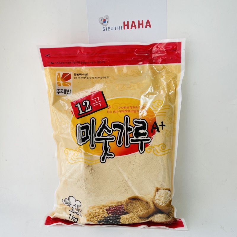 Bột ngũ cốc 12 loại hạt hàng đầu Hàn quốc 1kg TUREBAN 미숫가루