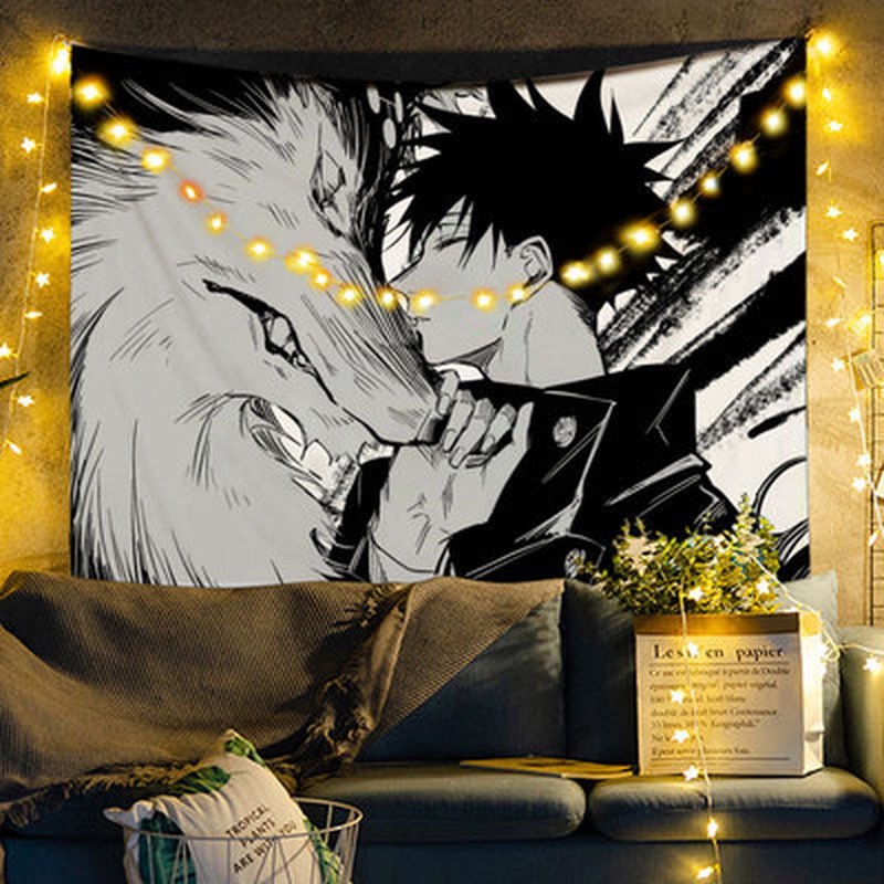 Tranh Vải Treo Tường Họa Tiết anime jujutsu kaisen Dễ Thương