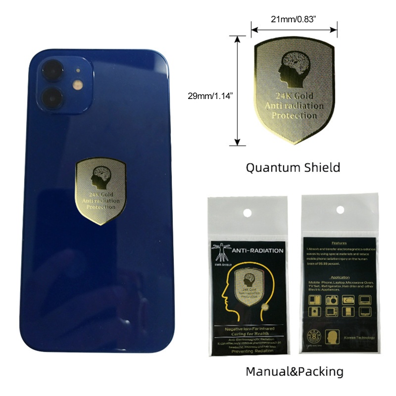 Ior 10 Miếng Dán Bức Xạ EMR EMF Bảo Vệ Cho Tất Cả Các Dòng Điện Thoại Di Động