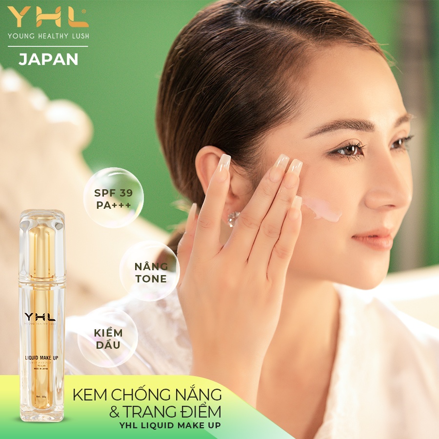 Kem Chống Nắng YHL Kiềm Dầu Nâng Tone Và Che Khuyết Điểm,Chuyên Cho Da Dầu Chống Tia UV SPF39/PA++ 50g