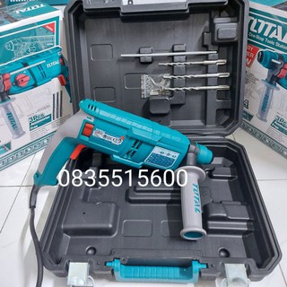 Máy khoan bê tông 650w total th306226 máy khoan ba chức năng total