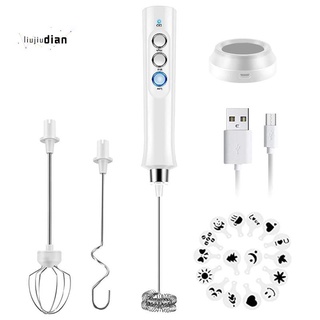 Máy Đánh Sữa Tạo Bọt Mini Cầm Tay 3 Tốc Độ Sạc Usb Tiện Dụng Cho Cà Phê / Latte