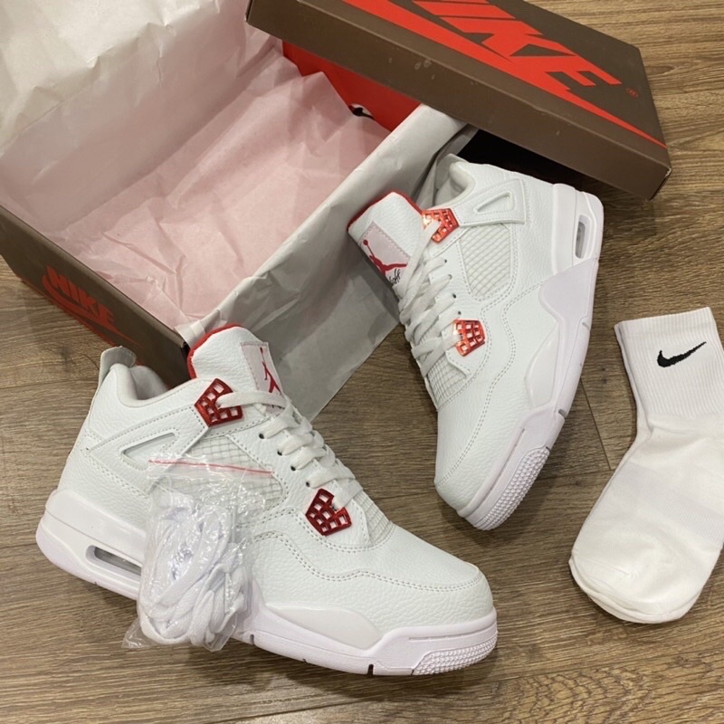 GIÀY JD4 RETRO METALLIC RED LAI AU SC