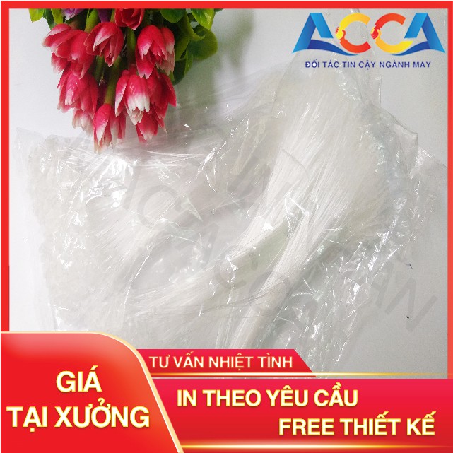 1000 dây ti xỏ nhựa_dây treo tag mác quần áo_màu đen, trắng