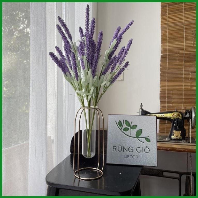 [HOA LỤA NHÂN TẠO] Cành lavender trang trí - Hoa lụa lavender trang trí nhà cửa ( giá bán 1 cành)