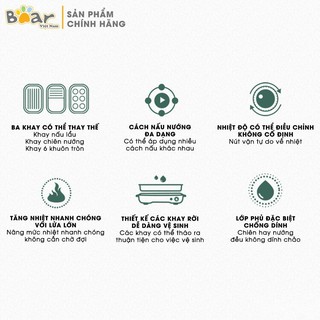 Nồi Lẩu Nướng Đa Năng Bear DHG-C40D5