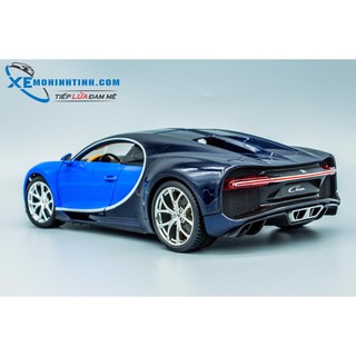 Xe Mô Hình Bugatti Chiron 1:18 Bburago ( Xanh )