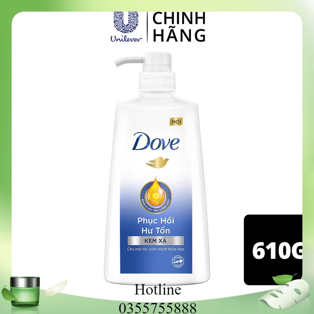 Dầu xả Dove Phục hồi hư tổn chai 610g