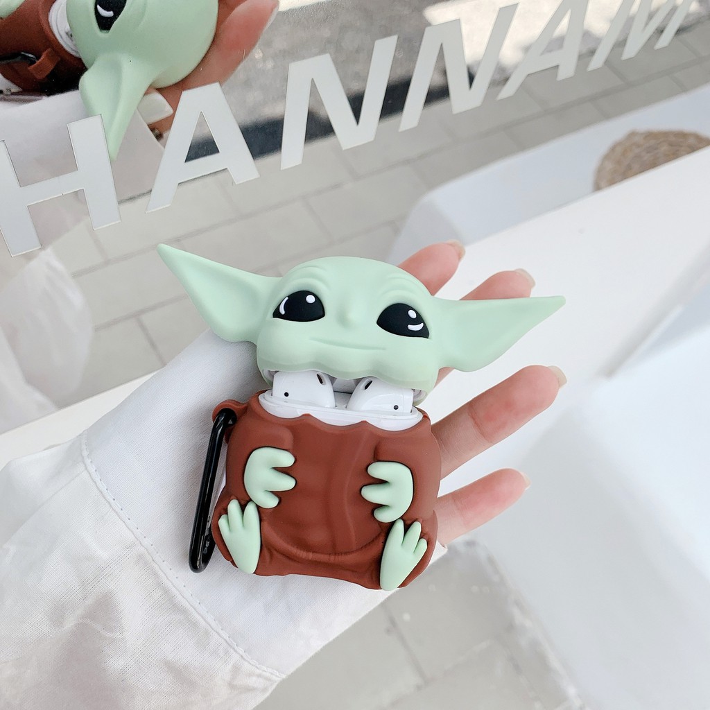 Vỏ bao đựng tại nghe airpod - Case airpod 1/ 2 Yoda Star Wars chống va đập - Dino Case