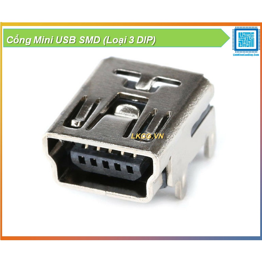 Cổng Mini USB SMD (Loại cái)