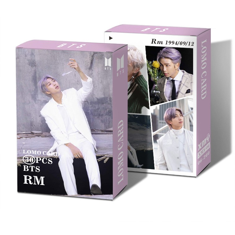 Hộp ảnh 30 tấm Lomo card từng thành viên BTS Map of the soul 7