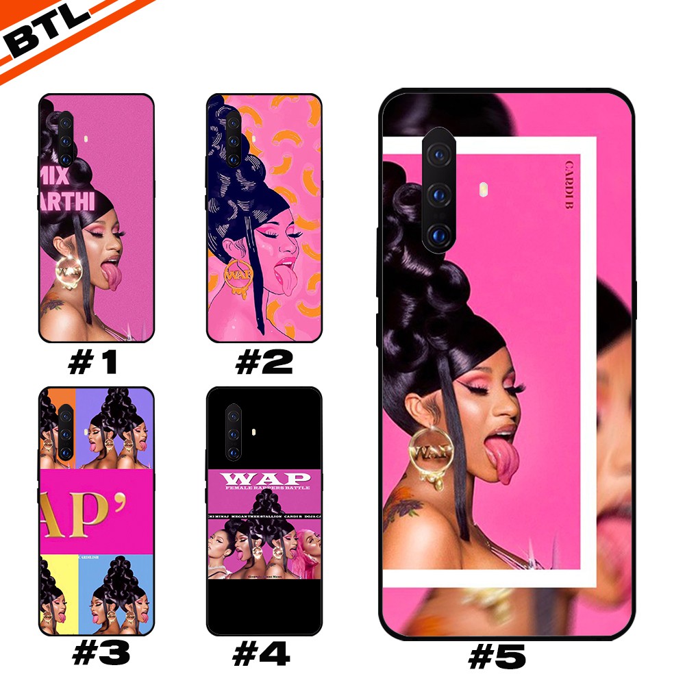 Ốp lưng hình Cardi B Megan Thee Stallion WAP cho Samsung S6 S6Edge S7 S7Edge S8 S8plus S9 S9plus S10 S10E