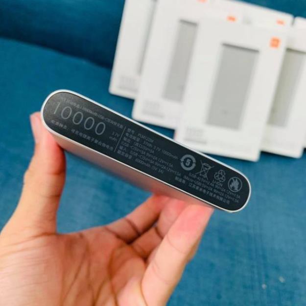 Pin sạc dự phòng Xiaomi Gen 3 dung lượng 10.000 mAh 2021 Mới Nhất,2 cổng sạc Usb tiện lợi, bản nội địa chuẩn 10.000 mAh