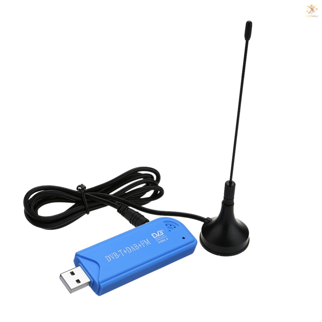 Bộ Thu Sóng Truyền Hình Kỹ Thuật Số Cổng Usb 2.0 Dvb-T + Dab + Fm Rtl2832U + Fc0012 Chip Hỗ Trợ Sdr