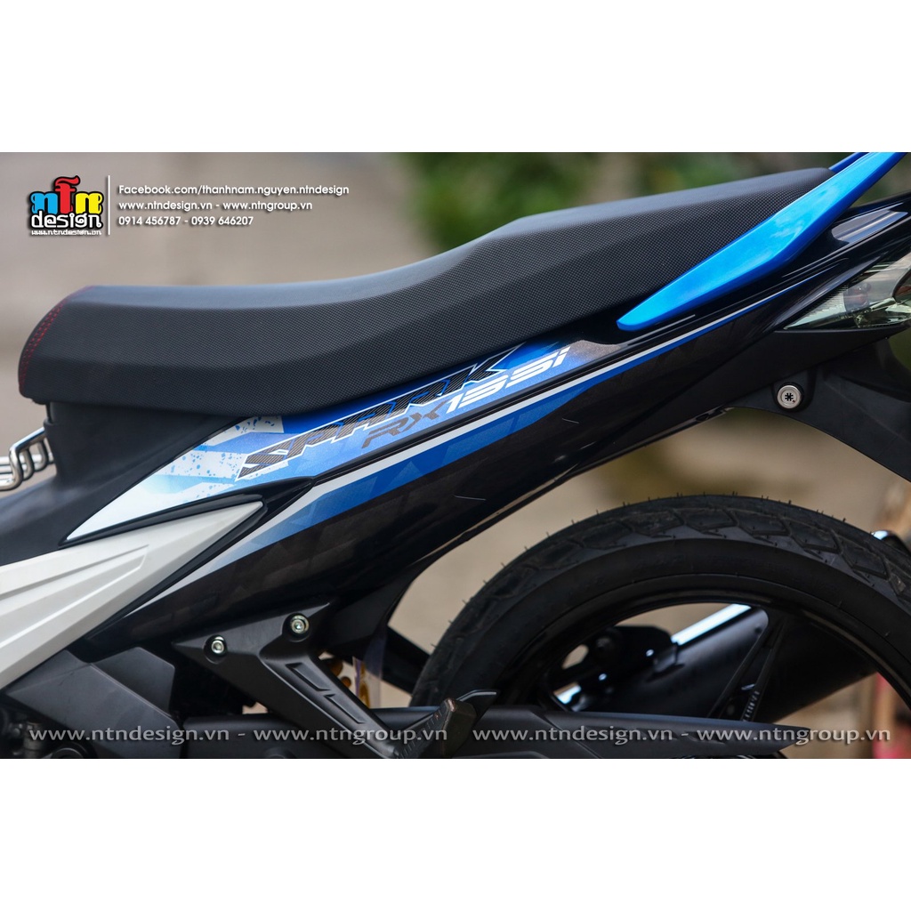 Tem rời exciter 2006-1010 xanh đen spark cover