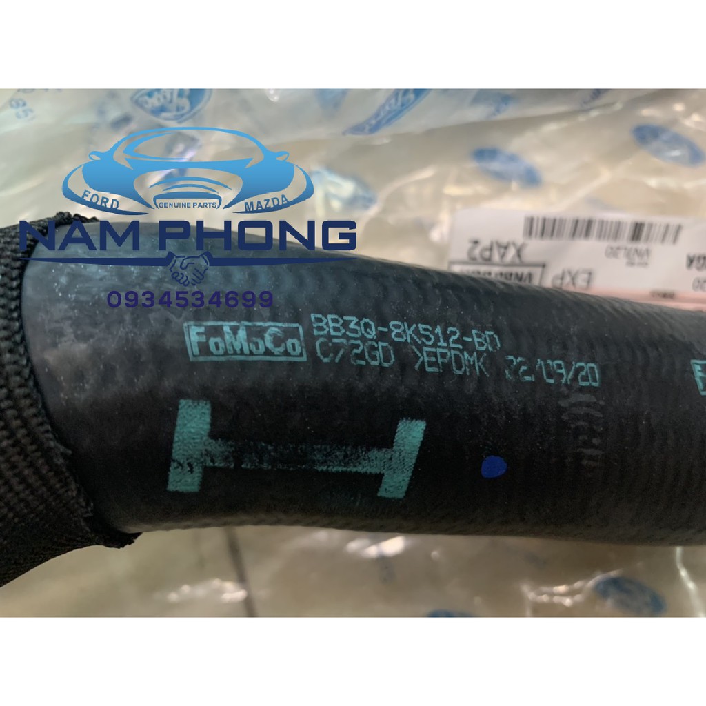 Tuy ô nước từ đuôi bơm nước vào lốc Ranger BT50 3.2 - BB3Q8K512BD / BB3Q8K512BA/  U2021517Z