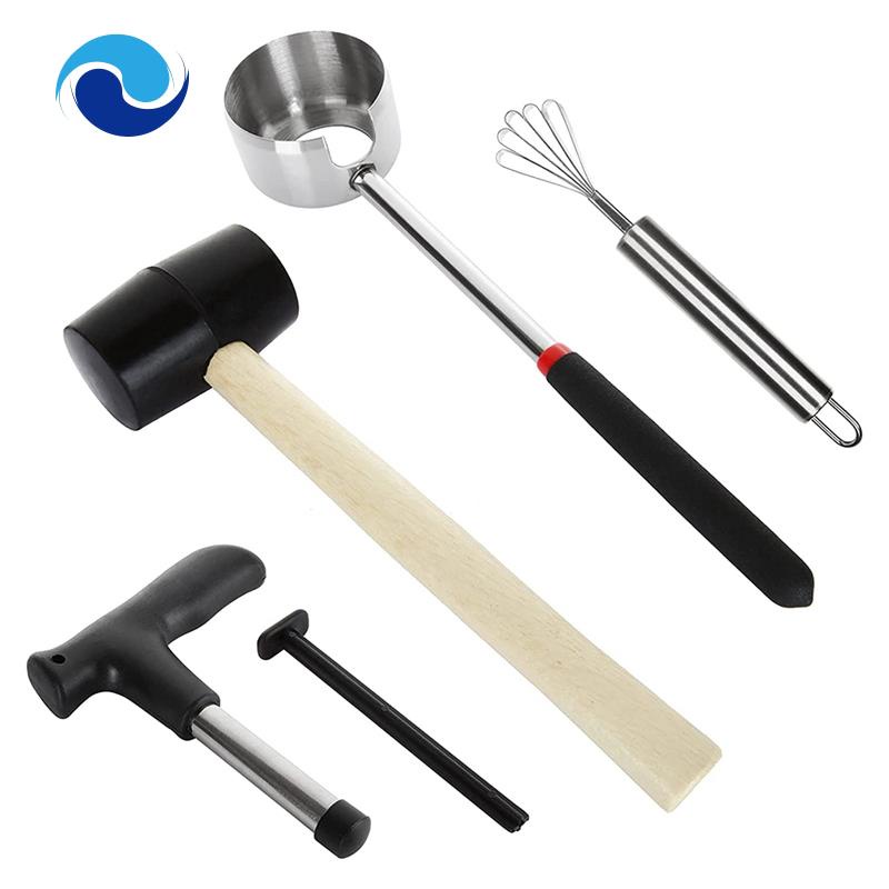 5 dụng cụ mở quả dừa bằng thép không gỉ tiện lợi