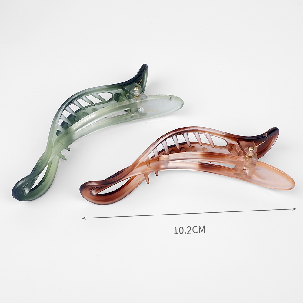 Kẹp Tóc Dạng Mỏ Vịt Bằng Acrylic Nhám Kiểu Hàn Quốc Thời Trang Dành Cho Nữ