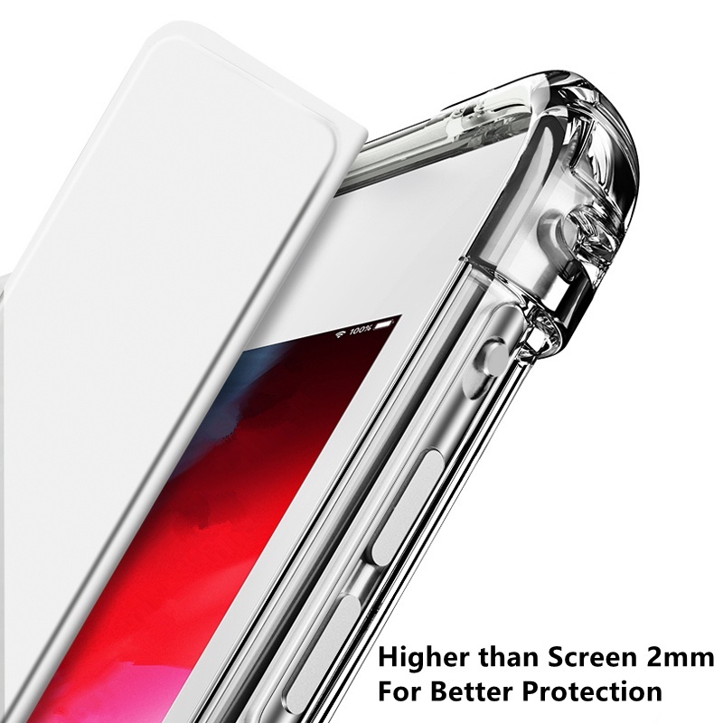 Dllencase Bao Da Máy Tính Bảng Có Ngăn Đựng Bút Cho Compatible For iPad 2021 Pro 11 2019 2020 10.2 7/8th 2018 9.7 5/6th Mini 4 5 Air 4 10.5 A232