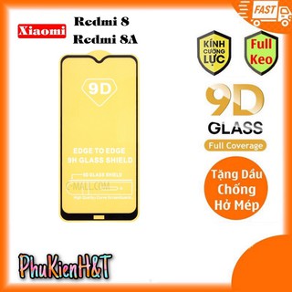 Kính Cường Lực Xiaomi Redmi 8/8A Full Màn hinh 9D