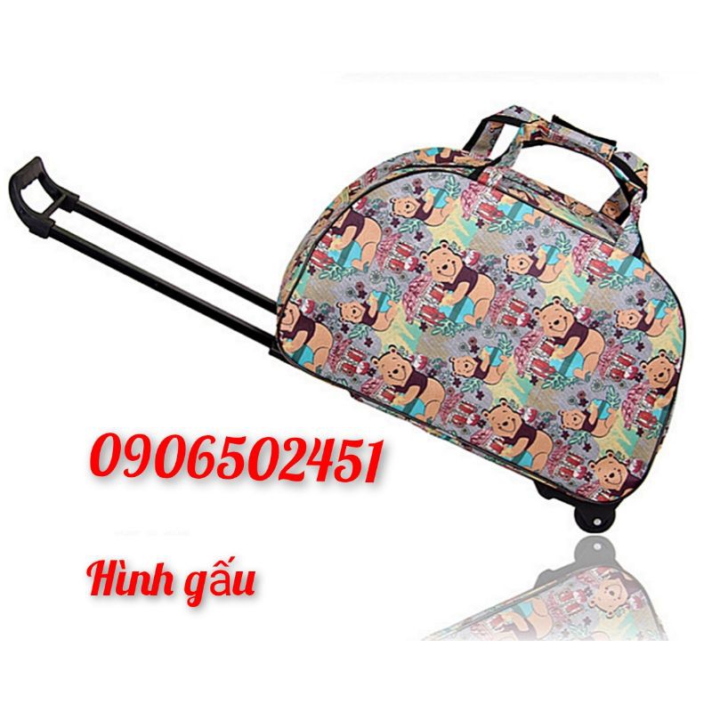 VALI KÉO, VALI DU LỊCH, HÀNH LÝ XÁCH TAY MÁY BAY, CHẤT LIỆU VẢI IN HOA VĂN NHIỀU MÀU SẮC - BỀN ĐẸP