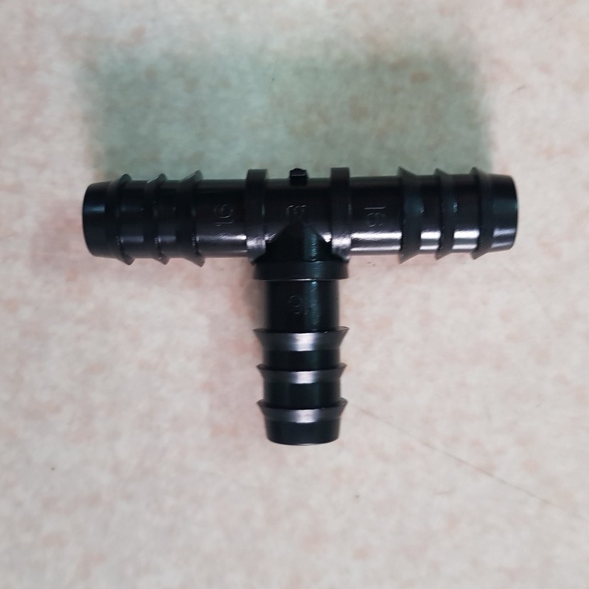 Tê nối ống LDPE 16mm dùng trong hệ thống tưới tự động