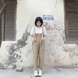 QUẦN YẾM KAKI THÔ CHUẨN - QUẦN YẾM KAKI ULAZZANG (ảnh thật)
