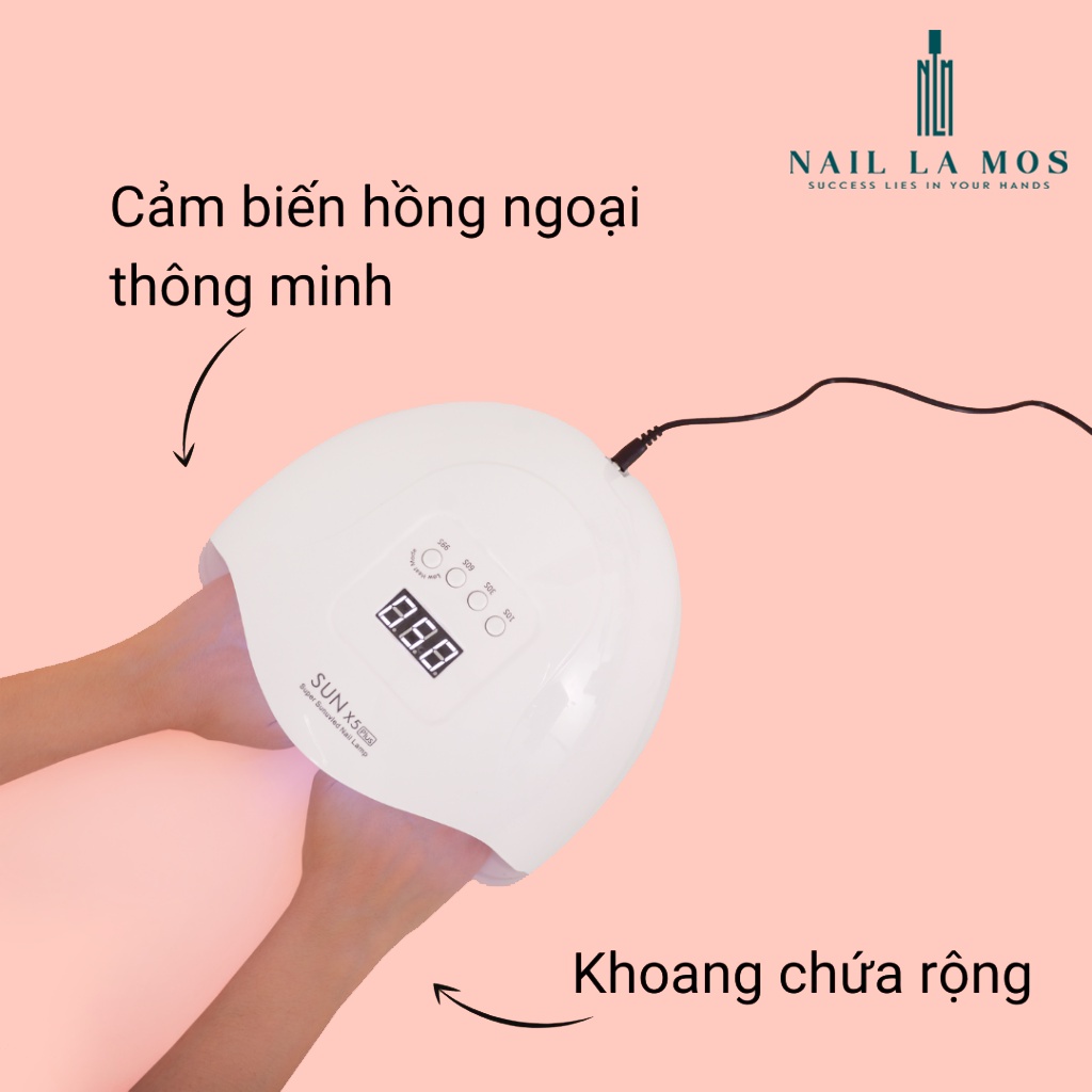 Máy hơ gel Sun X5 Plus chính hãng 120W 36 bóng đèn led dành cho học viên thực hành