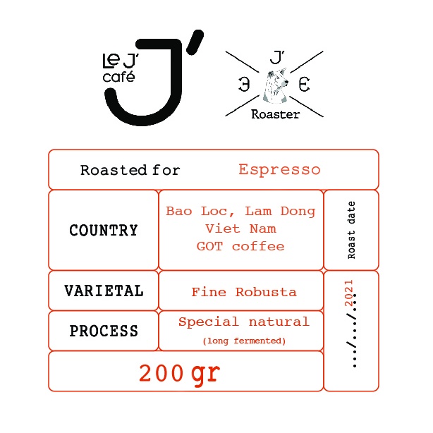 Cà phê rang xay 100% Fine robusta Special natural GOT – Bao Loc (xay sẵn /nguyên hạt) | BigBuy360 - bigbuy360.vn
