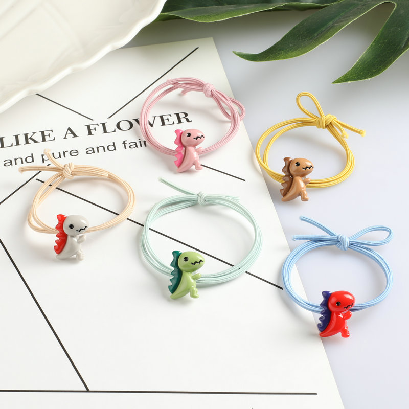 1 Dây Buộc Tóc Hình Khủng Long Xinh Xắn