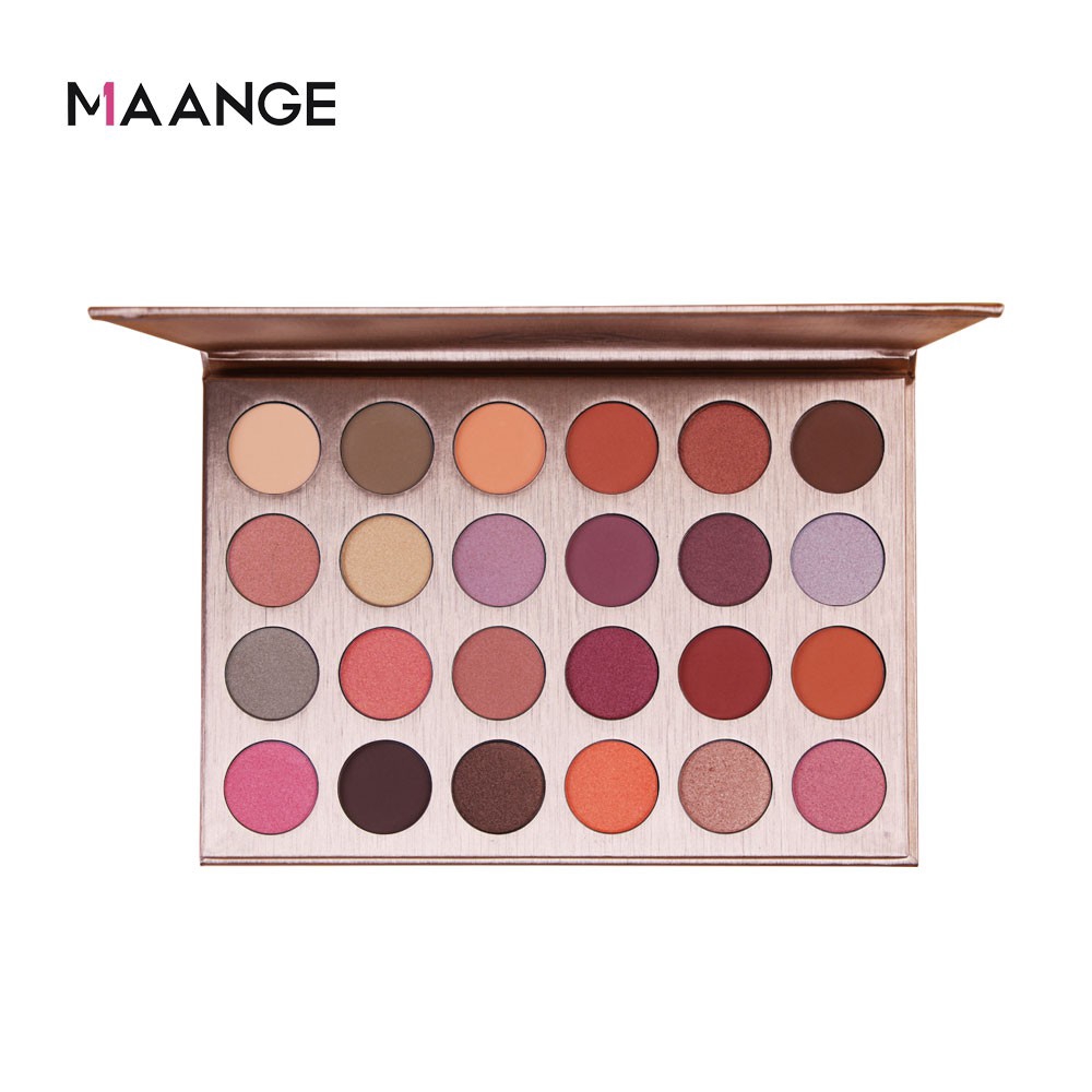 Bảng phấn trang điểm mắt MAANGE 24 màu tạo lớp trang điểm xinh đẹp tự nhiên