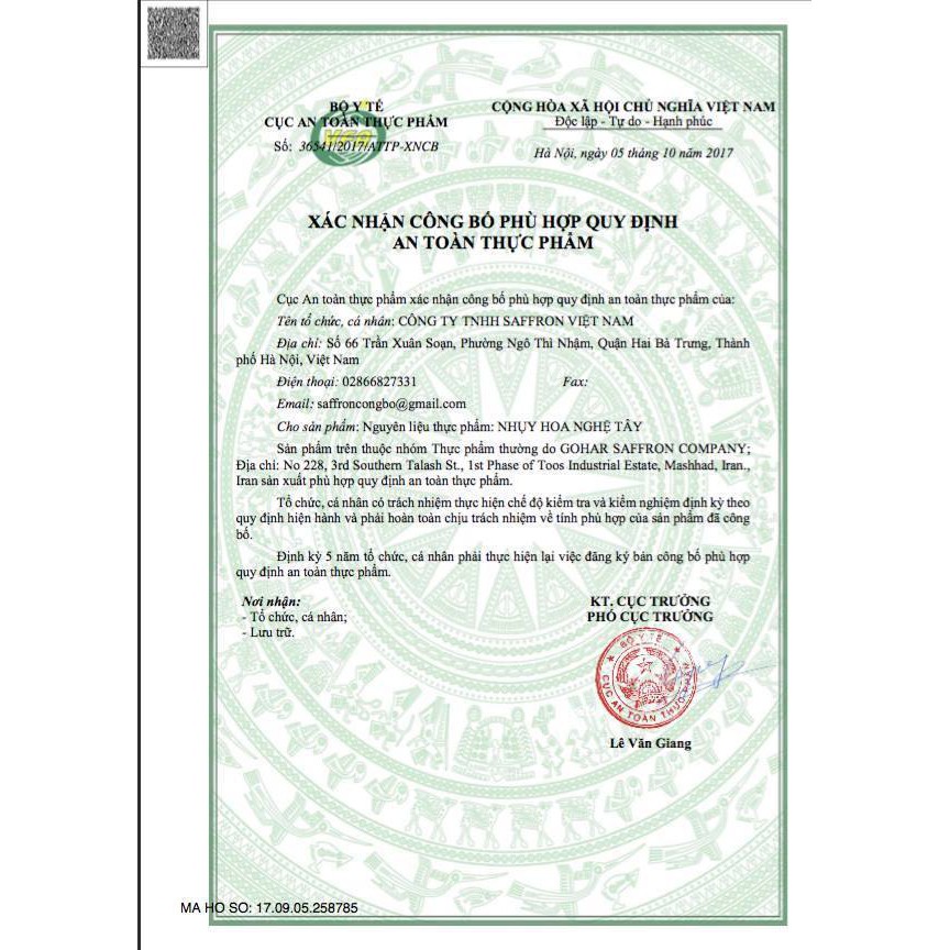 [ Cam kết hàng thật ] Nhuỵ Hoa Nghệ Tây Saffron Badiee chính hãng Iran 1gr | BigBuy360 - bigbuy360.vn