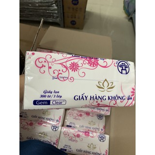 Combo 10 gói khăn giấy lụa rút cao cấp - gói 300 tờ 3 lớp