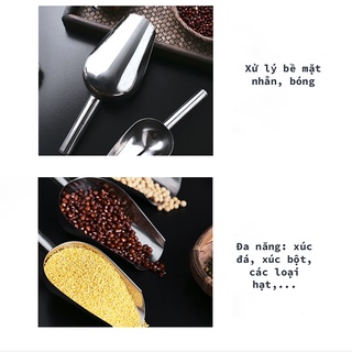 Muôi Xúc Đá Inox số 4