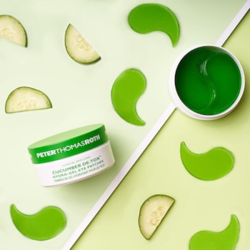 Peter Thomas Roth ✨ Mặt nạ đắp mắt thư giãn thải độc Cucumber De-Tox Hydra-Gel Eye Patches