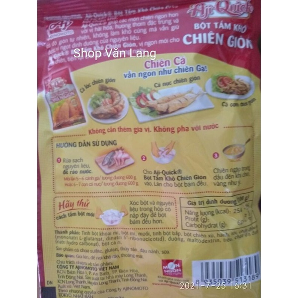 Bột tẩm khô chiên giòn Aji Quick gói 42g