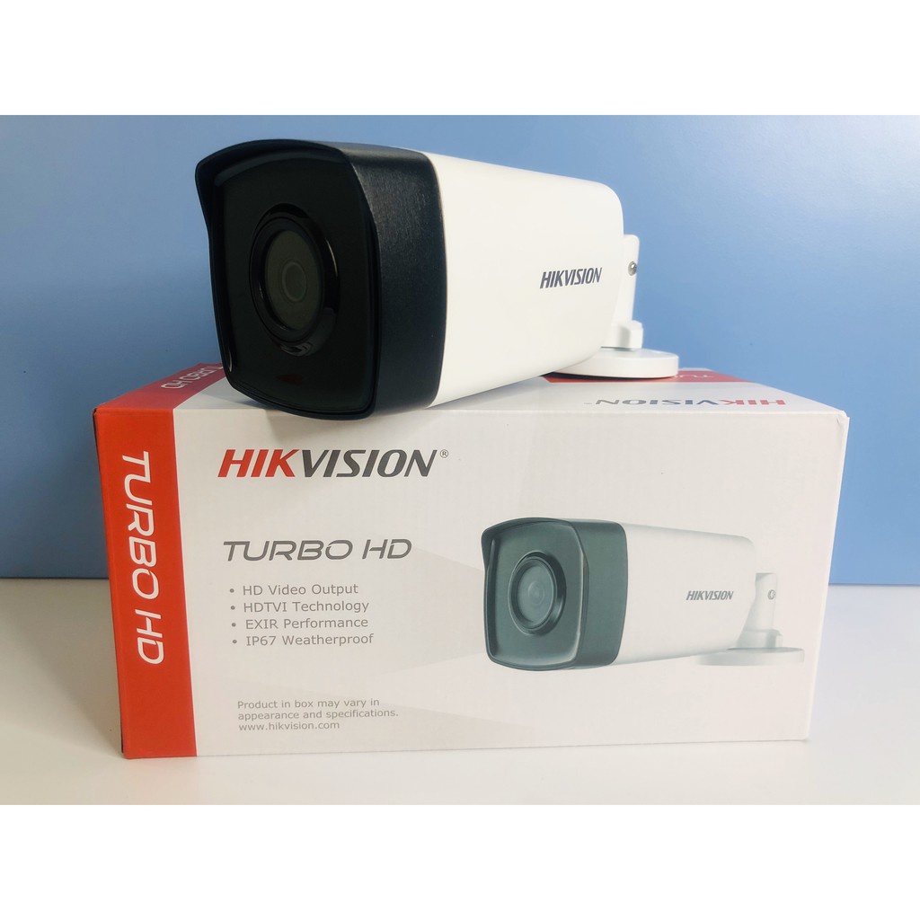 Camera TVI analog 2MP có mic, hồng ngoại 40m 80m, HIKVISION DS-2CE17D0T-IT3FS DS-2CE17D0T-IT5 (chính hãng)