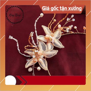 Hoa cài tóc cô dâu kiểu mới 2020