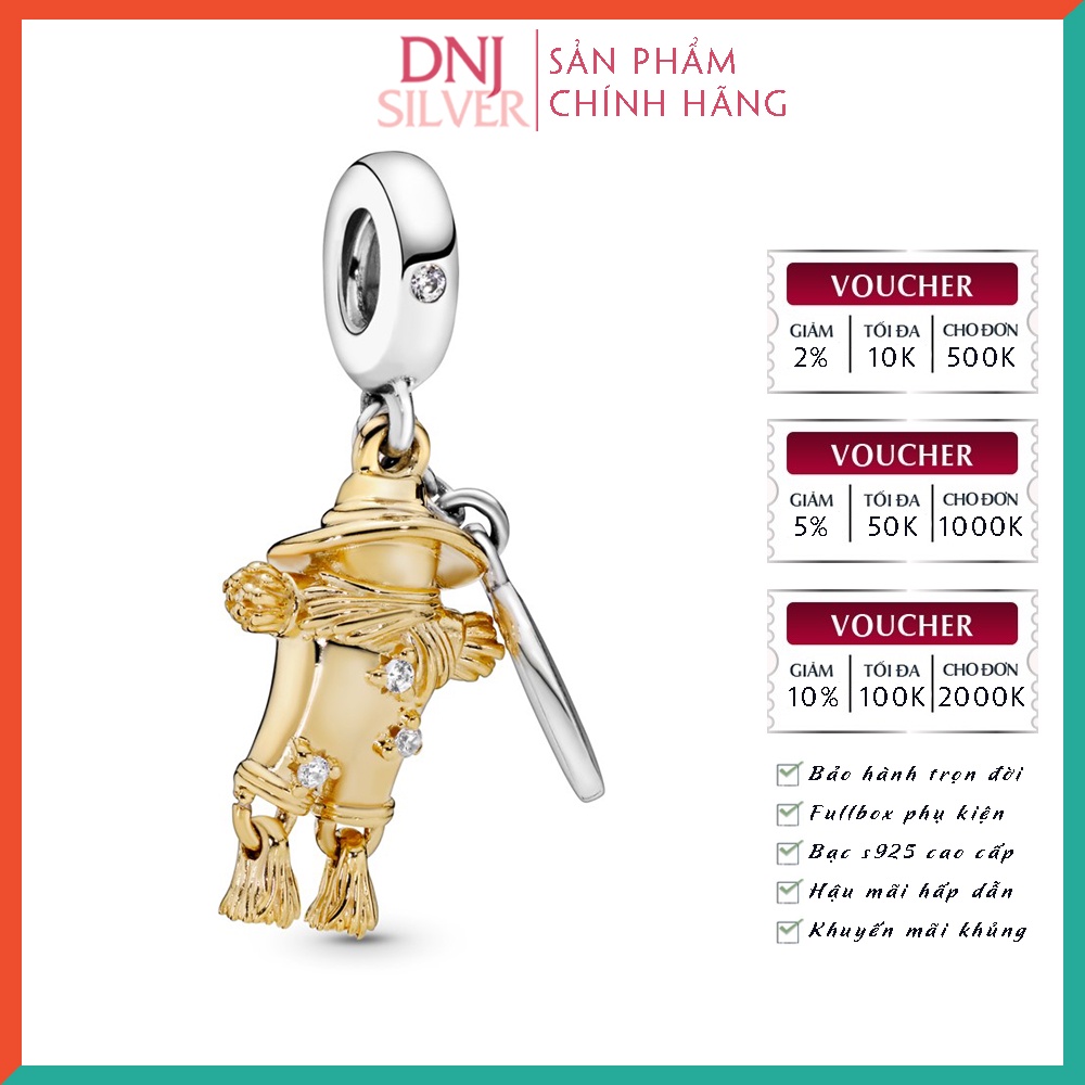 Charm bạc 925 cao cấp, hàng chuẩn bạc - Charm Guardian Scarecrow thích hợp để mix vòng tay charm - DN242