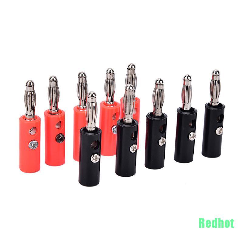 Bộ 10 giắc cắm bắp chuối mạ niken