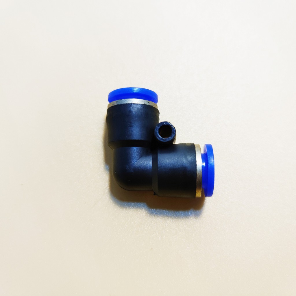 Nối vuông co góc 8mm khớp nối nhanh dùng trong hệ thống phun sương, đường ống khí