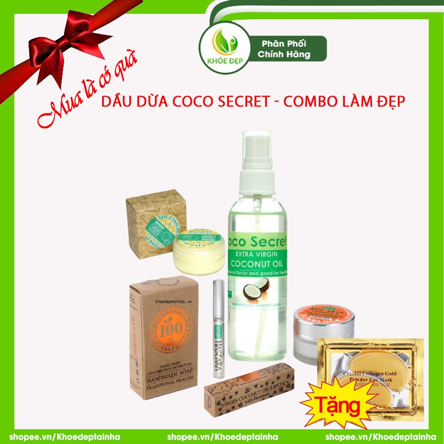 [ CHÍNH HÃNG ] Dầu Dừa COCO SECRET - Combo Làm Đẹp