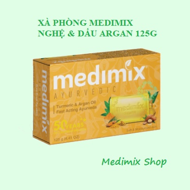 Xà phòng Medimix Nghệ và Dầu Argan 125g