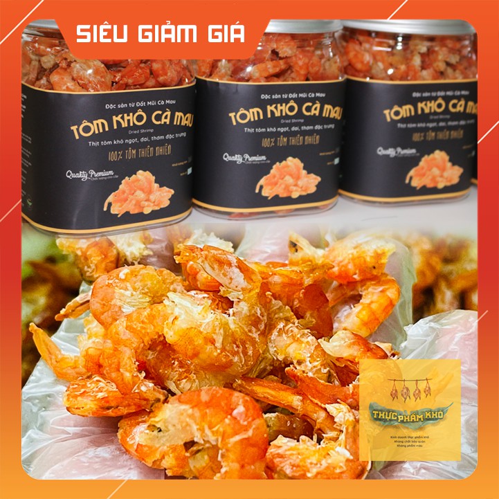 SALE HOT [Freeship 99K]Tôm khô Ăn Liền loại 1|50gr, 100gr, 200gr|Size M(Vừa)