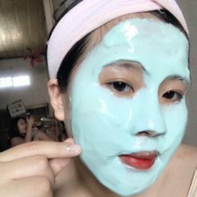 Bột đắp mặt nạ Bạc Hà mask dẻo gói 100gr .