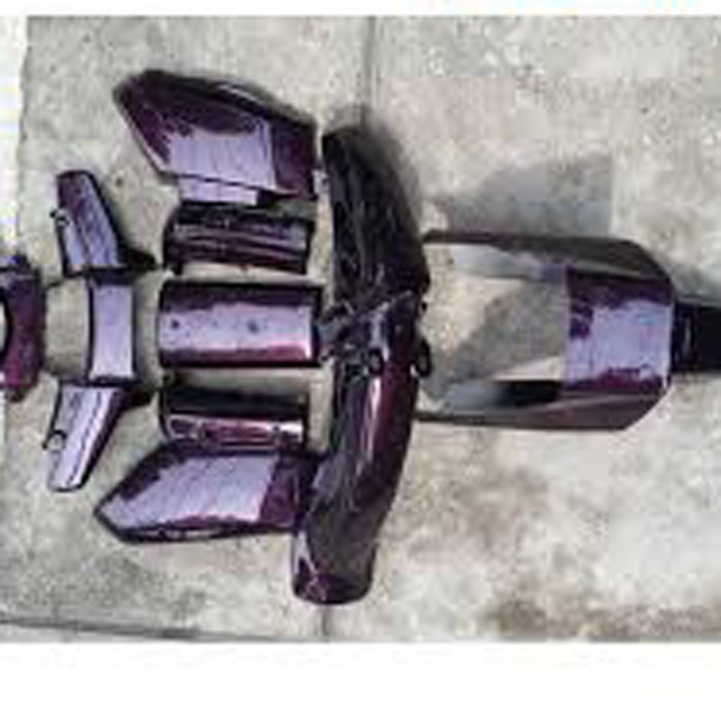 Dàn áo xe dream ll màu nho tím -  nhựa nguyên sinh +tặng kèm bộ tem