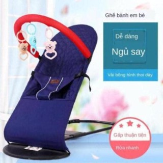 dth94 ◕✕❁Ghế bập bênh cho bé dỗ ngủ nằm
