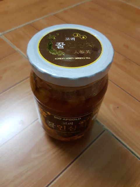 Sâm tươi thái lát ngâm mật ong Bio ApGold Hàn Quốc (580g)